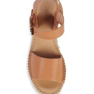 Minorca Leather Espadrille Platform Sandals - 11
